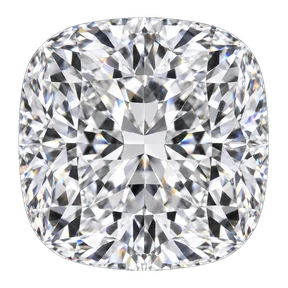 Cushion cut laboratory-grown diamond