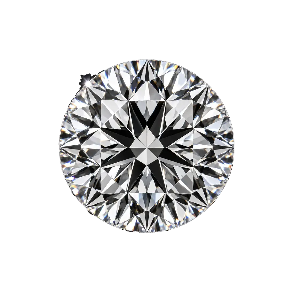Fancy vivid blue round brilliant laboratory-grown diamond