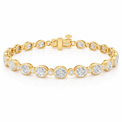 Dôme Double Round Bezel Bracelet