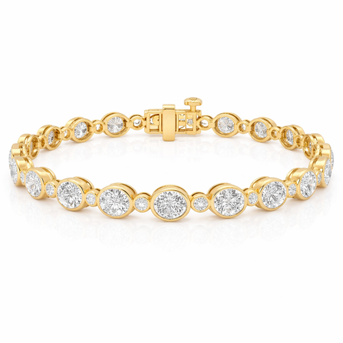 Dôme Double Round Bezel Bracelet