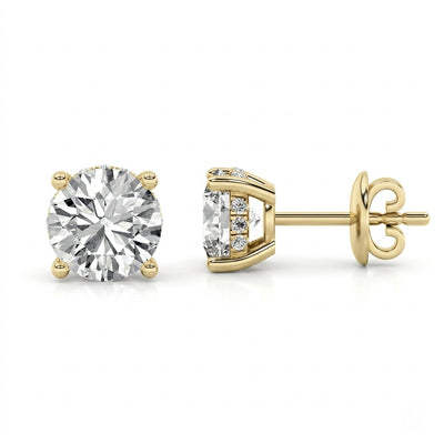 Hidden Halo Diamond Studs