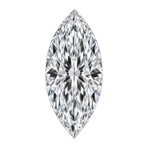Marquise cut laboratory-grown diamond