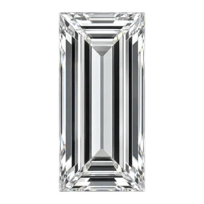 Baguette cut laboratory-grown diamond