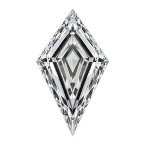 Kite cut laboratory-grown diamond